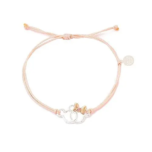 Produktbild: Verstellbares Mickey Und Minnie-Armband In Rosa