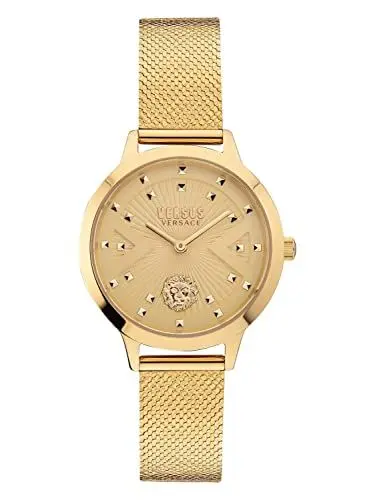 Produktbild: Versus Damen Analog Quarz Uhr mit Gold Armband VSPZK0521