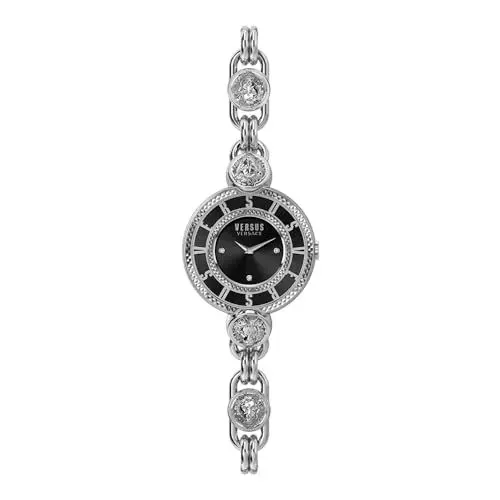 Produktbild: Versus Versace Damen Armbanduhr Les Docks 36 MM Edelstahl VSPLL, Farbe:Silber/schwarz