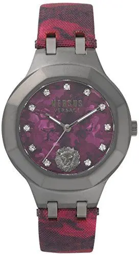 Produktbild: Versus by Versace Damen Analog Quarz Uhr mit Leder Armband VSP350117