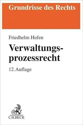 Produktbild: Verwaltungsprozessrecht (Grundrisse des Rechts)