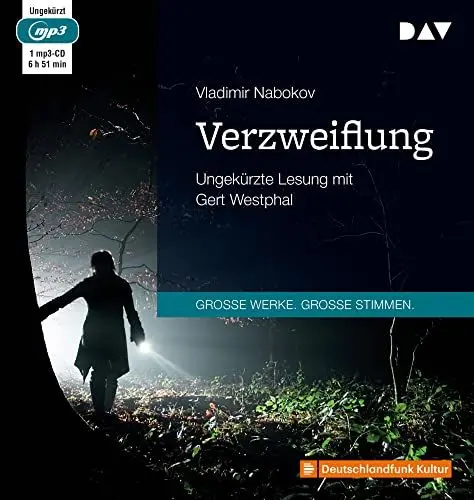 Produktbild: Verzweiflung: Ungekürzte Lesung mit Gert Westphal (1 mp3-CD)