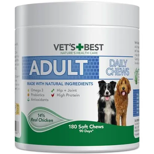 Produktbild: Vet's Best Daily Soft Chews - Supplements for Adult Dogs, 180 Chews
