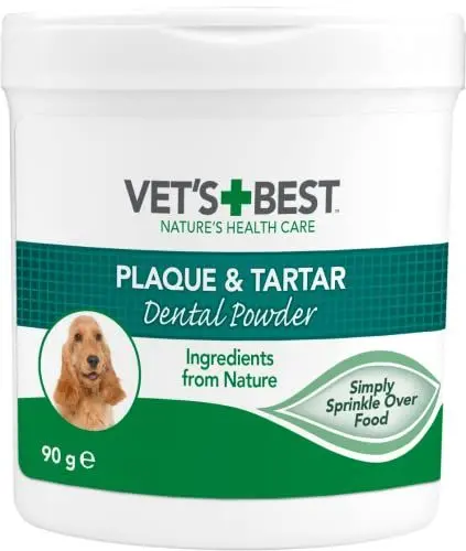 Produktbild: Vet's Best Dentalpulver für Hunde - 90 g