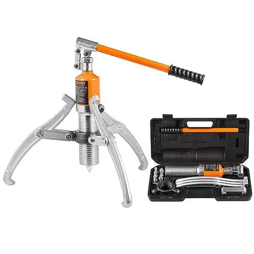 Produktbild: VEVOR Abzieher Werkzeug Lagerabzieher 15 t, Zweibacken & Dreibacken Kugellager Abzieher Innen Außen 304,8 mm Max. Spreizung, Parallelabzieher Lagerabzieher Set Kfz Abzieher Werkzeug Hydraulisch