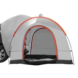 Produktbild: VEVOR Dachzelt Busvorzelt für 6-8 Personen, Auto Zelt Heckklappe Inkl. Doppelschichtzelt PU2000 mm Vorzelt Autodachzelt Wasserdicht, Geeignet für SUV, Van, Camping, Adventure, Risen, Picknick usw.
