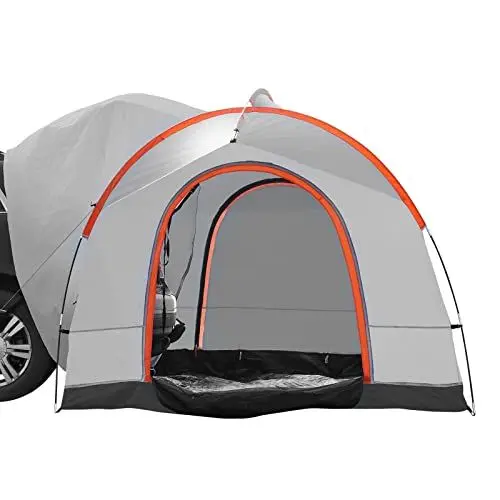 Produktbild: VEVOR Dachzelt Busvorzelt für 6-8 Personen, Auto Zelt Heckklappe Inkl. Doppelschichtzelt PU2000 mm Vorzelt Autodachzelt Wasserdicht, Geeignet für SUV, Van, Camping, Adventure, Risen, Picknick usw.