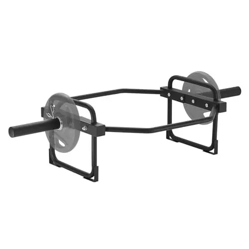 Produktbild: VEVOR Gewichtsstange Hantelstange 1415 mm Gesamtlänge, Langhantel Gewichtsstab Aufbewahrungsständer 225 kg Tragfähigkeit, Sechseckige Gewichtsstange Stahl,Langhantelset, Hanteln, Krafttraining