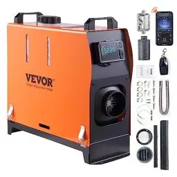 Produktbild: VEVOR Luft Dieselheizung Standheizung 12 V 8 kW, Luftheizung Air Diesel Standheizung Lufterhitzer, 0,16–0,62 L/Std. Dieselheizung mit LCD-Display & Fernbedienung Air Diesel Heizung Bus, Lkw usw.