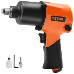 Produktbild: VEVOR Schlagschrauber Druckluft max. Lösemoment 1193Nm Druckluftschrauber Vierkant 1,27cm Druckluftschrauber max. Drehmoment 922Nm Vibrations-/Geräuscharmemer 6,2-8,3 bar 7500U/min Leerlaufdrehzahl