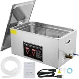 Produktbild: VEVOR Ultraschallreiniger Ultraschall Edelstahl-Reinigungsgerät 707 W, 22 L Ultraschallreinigungsgerät mit Digitaler Anzeige 0-30 Min, Reinigung Ultraschall für Schmuck, Brillen, Uhren usw.