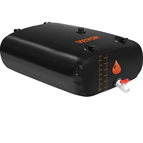 Produktbild: VEVOR Wasserblasen 240L Aufbewahrungsbehälter PVC 1000D Wassertank 100x70x35cm bei vollem Wasser Wassersack -30℃～+70℃ Weicher Wasserbeutel Ideal für Garten Camping Wohnmobil Dürre Feuerwehreinsatz
