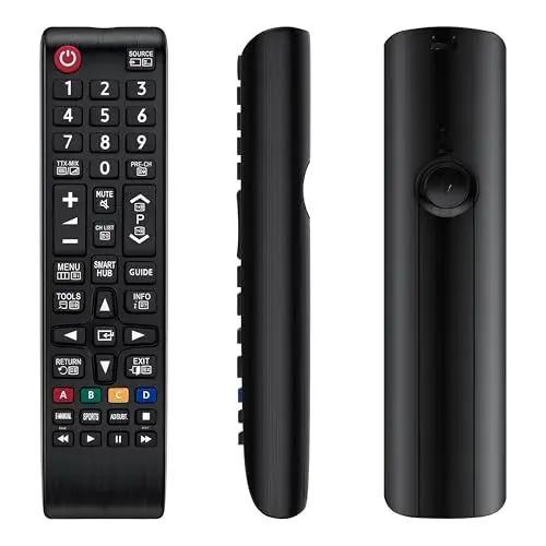 Produktbild: Vexloria Universal Fernbedienung für Samsung Smart TV LCD LED UHD QLED 4K HDR TV, BN59-01175N BN59-01199F AA59-00786A AA59-00602A BN59-01247A AA59-00743A, Alle für Samsung Fernseher Fernbedienung