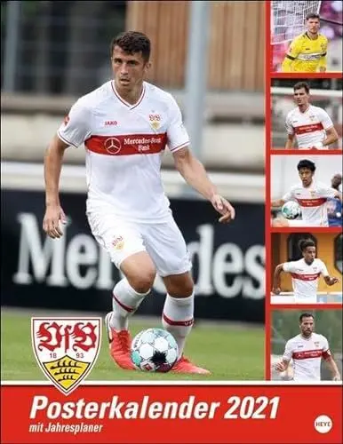 Produktbild: VfB Stuttgart Posterkalender Kalender 2021