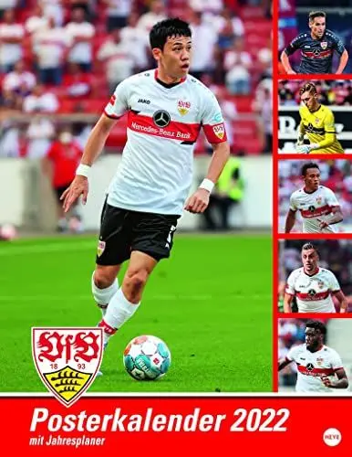 Produktbild: VfB Stuttgart Posterkalender 2022