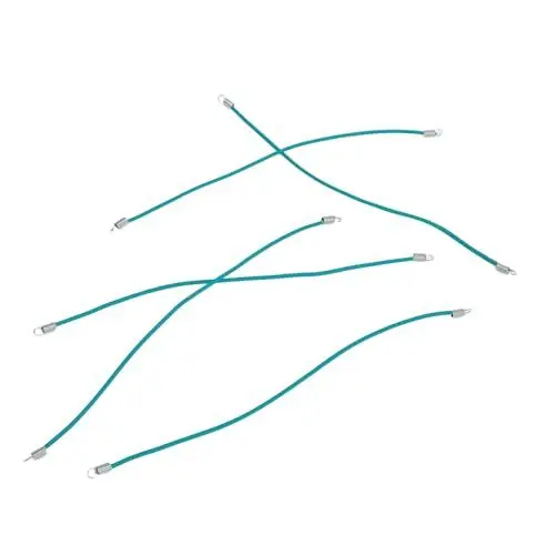 Produktbild: VGEBY 5PCS RC Auto Dach Seil Nylon 20cm RC Dach Gepäckträger Seil für 1/8 1/10 Modell Autos (Green)
