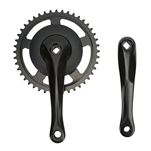 Produktbild: VGEBY Fahrrad-Kurbelgarnitur, 44 Zähne, Quadratisches Loch, Kurbelkettenrad, Eloxiert, Hochfestes 170-mm-Fahrrad-Kurbelkettenrad Fahrräder