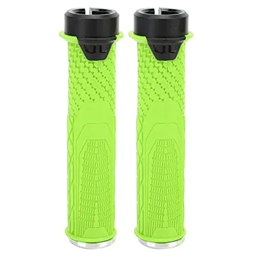 Produktbild: VGEBY Fahrradgriffe, Fahrradlenkergriffe Gummi Stoßdämpfung Fahrradlenkergriffe(Grün) Fahrrad Ersatzteile