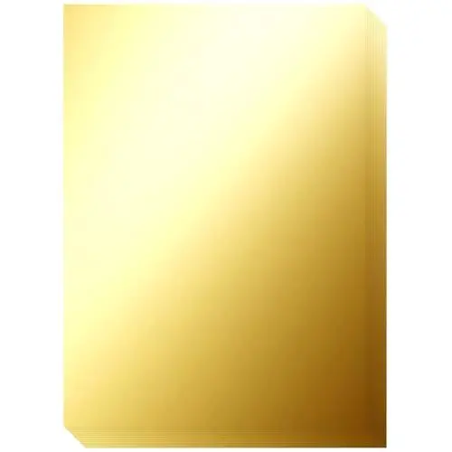 Produktbild: VGOODALL 60 Blatt Metallic Gold Kartonpapier, Goldenes Papierfolienbrett 29,7 x 21 cm Goldenes Glitzerpapier für Kartengestaltung Einladungen Dekorationen