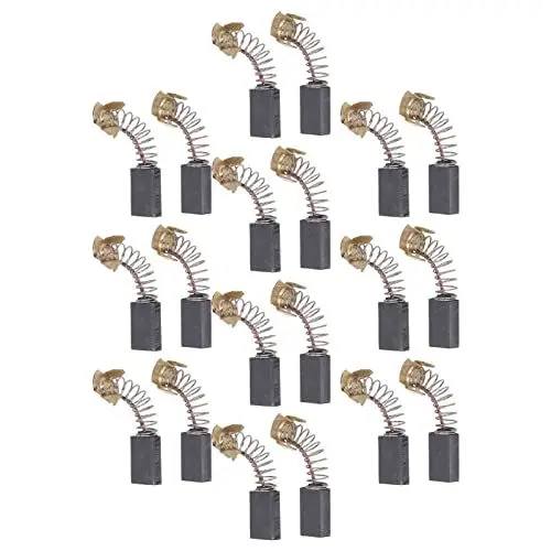 Produktbild: ViaGasaFamido 20 Stück Ersatzkohlebürsten Teil Kupfer Elektromotor Kohlebürsten Set Ersatz Reparatur Elektrowerkzeug Teil für Gebläse Trimmen Maschine Bohrschleifer 5x11x16mm