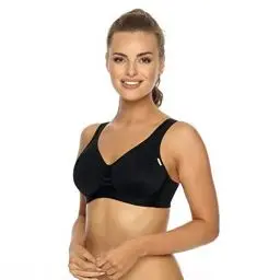 Produktbild: VIANIA! Wellness BH Sport-BH 14750 CoolQuick Middle Function Farbe Schwarz, Größe:95, Cup:D