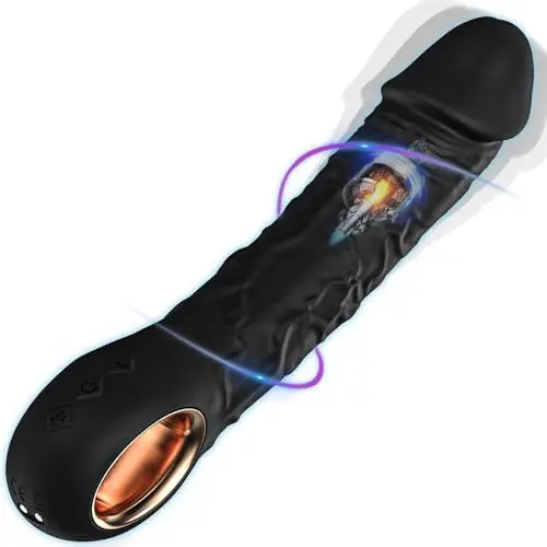 Produktbild: Vibration für Frauen Dildo Vibrator für Sie Klitoris Leise, Sex Spielzeug für die Frau Extrem mit 10 Vibrationsmodi und Stärksten Modus, Vibratorstarb Didloschwanz für Frauen Männer Paare 22cm