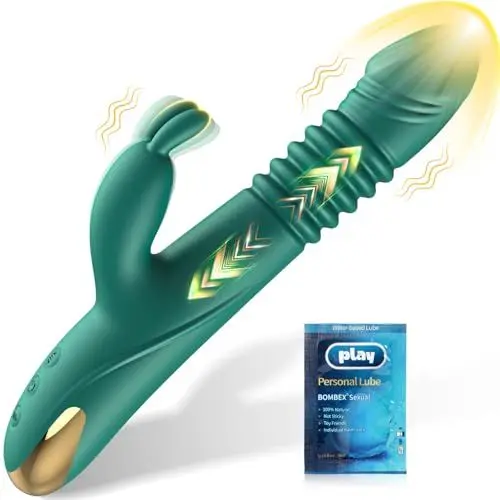 Produktbild: Vibration für Frauen Vibrator mit Stoßfunktion, Dildo Sex Spielzeug für Die Frau Paare ORSLUM Sexspielzeug Vibratorensets für Frauen Klitoris Solo, Sex Toys für Damen Stoss G Punkt Rabbit Vibratoren