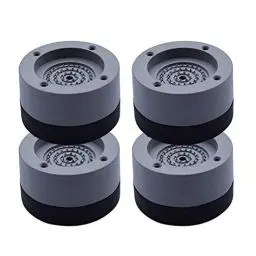 Produktbild: Vibrationsdämpfer, Queta 4 Stück Universal Schwingungsdämpfer Antivibrationsmatte Unterlegscheiben für Waschmaschine & Trockner 4cm