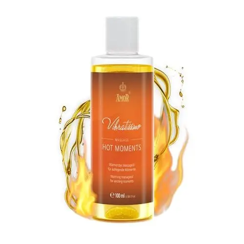 Produktbild: Vibratissimo Hot Mo Men ts 100 ml Massageöl - Aufheizendes Massageerlebnis - Stimulierende Massageöle, Entspannung für Paare & Gleitöl, Liebesöl