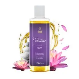 Produktbild: Vibratissimo Relax 100 ml Massageöl - Tief entspannende Duftmischung - Beruhigend, Stressabbau, Entspannung & Gleitöl, Liebesöl