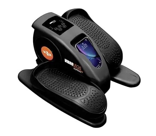Produktbild: Mediashop Vibro Legs Elliptical Mini Heimtrainer - Ellipsentrainer für mehr Bewegung im Sitzen – Pedaltrainer – mühelose Muskel-Aktivierung - Beintrainer für Zuhause