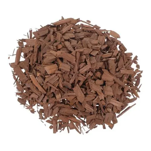 Produktbild: VICASKY 100g Leichte Mittelschwere Geröstete Eichenspäne Aus Französischer Eiche Zum Brauen Von Wein Reifen Whisky Grillen Räuchern Grillspänen Weinherstellungsbedarf Whiskey Alterungschips Holzchips