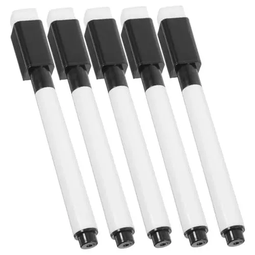 Produktbild: VICASKY 10 Stücke Magnetische Trocken Abwischbar Löschbar Bord Stift Feine Spitze Whiteboard Marker Pinsel Für Glatte Schreiben