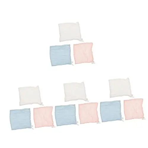 Produktbild: VICASKY 12 Stk Spucktuch Lätzchen für Babys Babylätzchen Babyschal Handtuch für geburt pflegeprodukte -Waschlappen Neugeborenes Gesichtstuch Gekämmte Baumwollgaze