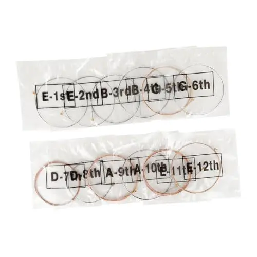 Produktbild: VICASKY 12 Stücke Phosphor Bronze Saiten Für Akustische Gitarre Metall Folk Gitarre Saiten Für