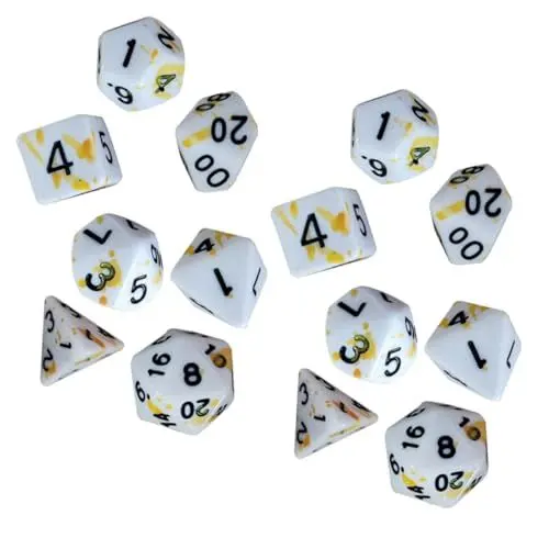 Produktbild: VICASKY 14st Brettspiel Würfel Rollenspiel Würfel Bar Würfelspiel Tragbare Würfel Zahlenwürfel Spielwürfel Spiel-Requisiten Unterhaltungswürfel Würfeln Brettspiele Würfel Wettwürfel Acryl