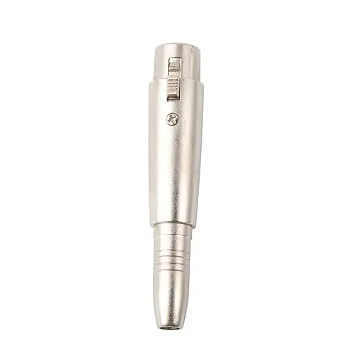 Produktbild: VICASKY 6 35 Mm Auf 3-polige Buchse Audio-adapter Mikrofon-zu-lautsprecher- Konverter Lz1163-1 Silberfarben