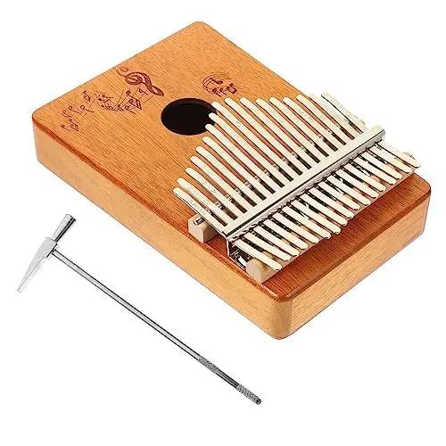Produktbild: VICASKY Musikinstrument 17 Tasten Tragbares Fingerpiano Einzigartiges Design Für Jungen Mädchen Und Erwachsene