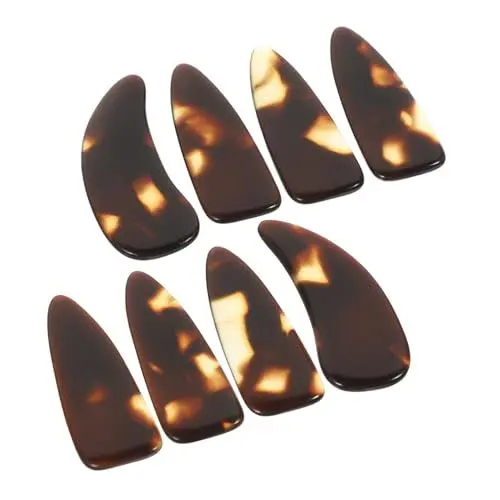 Produktbild: VICASKY Nagelset Spielwerkzeuge Künstliche Nägel Fingerpicks Zum Üben Und Bequem