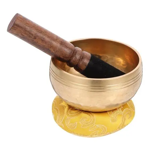 Produktbild: VICASKY Nepal Crafted Yoga Meditation Bowl Cool Feelingbolster Chanting Bowl Zufällige Farbe