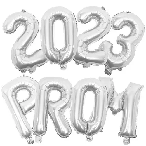 Produktbild: VICASKY 1satz Abschlussballons Dekorative Folienballons Für Graduation Feierlichkeiten Silberne Prom Ballons Für Unvergessliche Schulabschluss-dekorationen