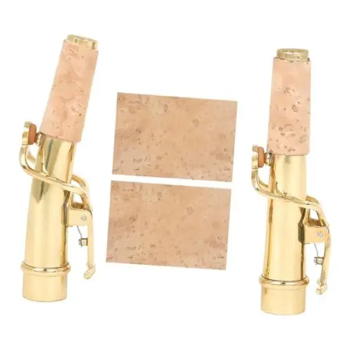 Produktbild: VICASKY 1 Satz Saxophon Mit Geradem Hals Saxophonzubehör Saxophon Gerader Hals Saxophonhals Saxophon-ersatzhals Saxophon Zubehör Hals Für Sopransaxophon Gebogener Hals Einstellen Kork