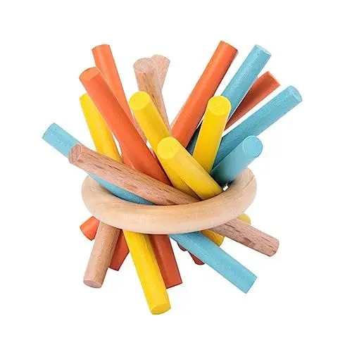 Produktbild: VICASKY 1 Set Balance Stick Spielzeug Bausteine ​​Für Kinder Lernspielzeug Für Kinder Puzzle Kinderspielzeug Kinderspielzeug Kleinkind Balancierspiele Kinder Puzzles Buntes Holz
