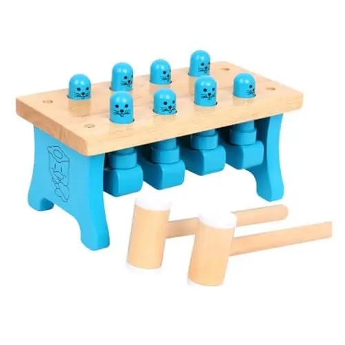 Produktbild: VICASKY 1 Set Spielzeug Für Kinder Schlagspielzeug Für Kinder Hämmerspielzeug Kinderspielsets Frühlernspielzeug Hammer Und Heringe Für Kleinkinder Feinmotorikspielzeug Spielzeug