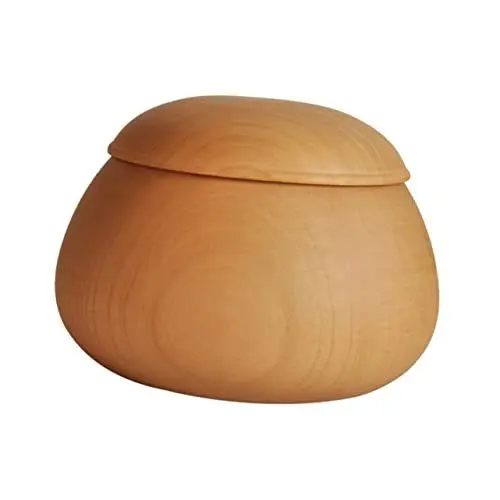 Produktbild: VICASKY 1 Stück Jujube Wood Go Glas Krüge mit Deckel schachspiel versorgung Dekorative Holzbox Bonbon Aufbewahrung Schachbrett Bowlen gehen Spielkanister gehen Holzkrug Jujube-Holz