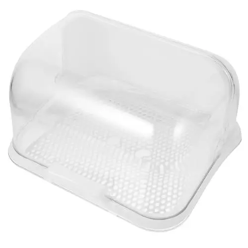 Produktbild: VICASKY Flaschentrockner Flaschentrocknerbox Deckel Weiß Aufbewahrungsbox Für Flaschen Utensilien