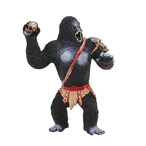 Produktbild: VICASKY 1 Stück Orang Utan Kriegerfiguren Desktop Orang Utan Spielzeug Tiermodell Simulation Orang Utan Spielzeug Orang Utan Handwerk Lebensechtes Orang Utan Spielzeug