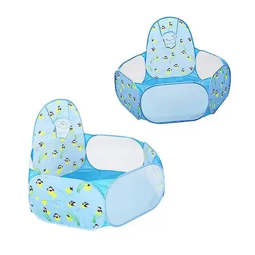 Produktbild: VICASKY 1pc Kids Faltbarer Spielpool Kinder Basketball Zelt Entertainment Ground Home Versorgung Für Kinder Kleinkinder Kindergarten (blau)