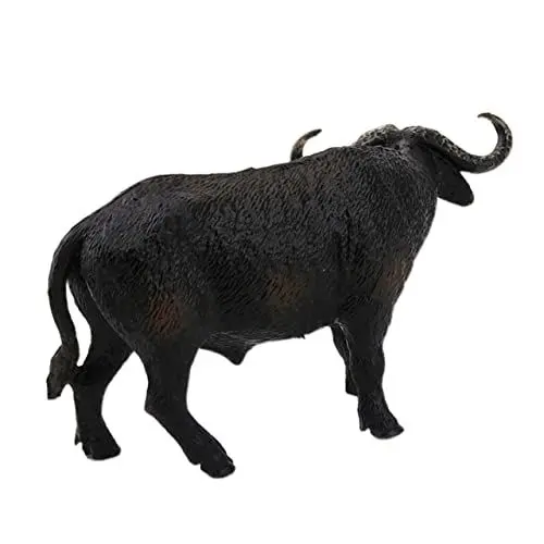 Produktbild: VICASKY 1stk Büffelfiguren Büffel-Modell Simulation Büffel Ornament Büffelmodell Büffel-Ornament Black