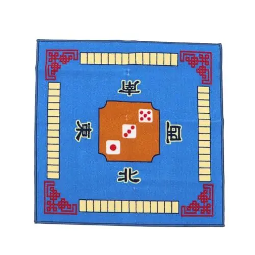 Produktbild: VICASKY 1stk Tischdecken Tischsets Western Fliesenspielbrettmatte Paigow-Matte Domino Liefert Quadratische Tischdecke Mah Jongg Kartentisch Abdeckung Poker Miniaturen Tischtuch X7 Mahjong